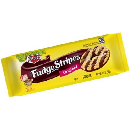Keebler Fudge Stripes Cookies 1.9 oz Bagged 06370